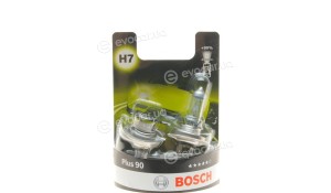Żarówki BOSCH H7 55W 12V  + 90%  2 SZT. 1 987 301 423
