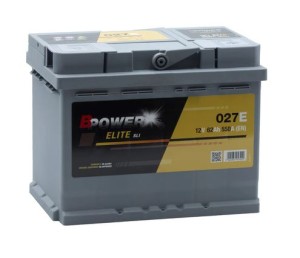Akumulator BPOWER SLI ELITE 62Ah 550A 12V P+ 027E 242x175x190 