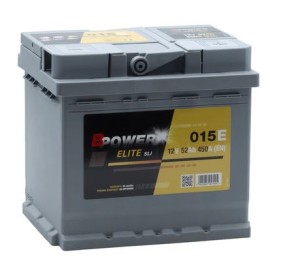 Akumulator BPOWER SLI ELITE 52Ah 450A 12V P+ 015E 207x175x190 