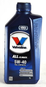 Olej Valvoline ALL-Climate Diesel 5W-40 1 L